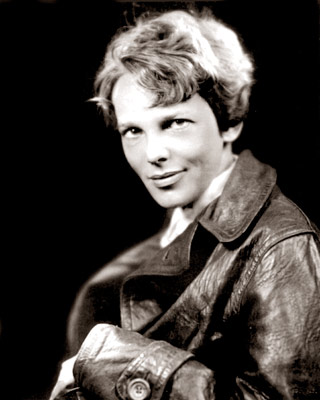 Portrait Of Amelia Earhart  C. 1942