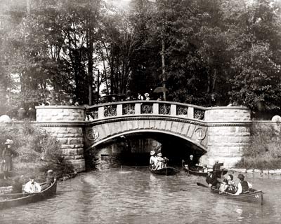 Detroit's Belle Isle Pond Bridge C.