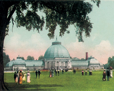 Illustration Of Detroit's Belle Isle Conservatory C.