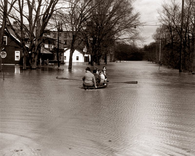 Dearborn's Brady St. Flood C. 1947