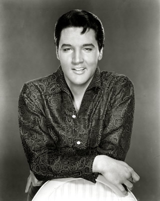 Elvis Presley In A Designer Shirt  C. 1960