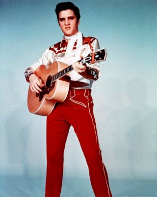  Elvis Presley With His Guitar  C. 1959