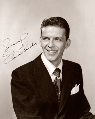 Signed Photo Of Frank Sinatra  C. 1947