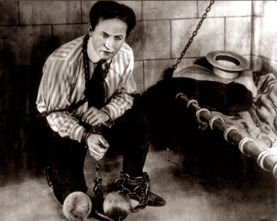 Harry Houdini In Chains  C. 1932