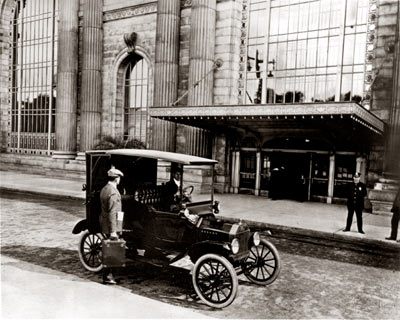 Michigan Central Train Station's Main Entrance  C. 1920