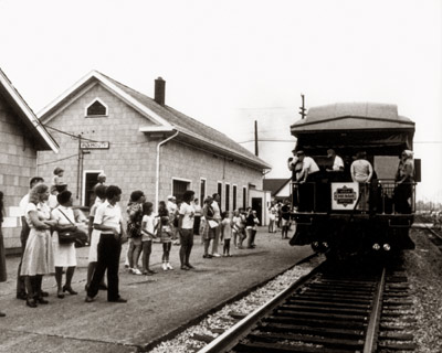 Plymouth Rail Road Train Depot C. 1960