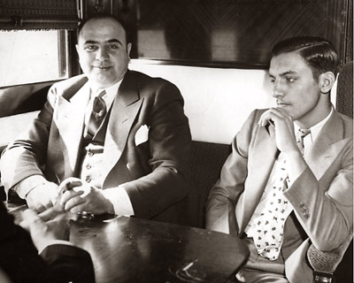 Al Capone And A Business Associate. C. 1927