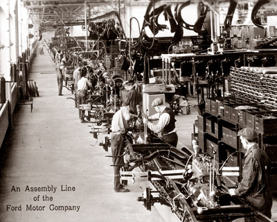 Ford Assembly Line C. 1930