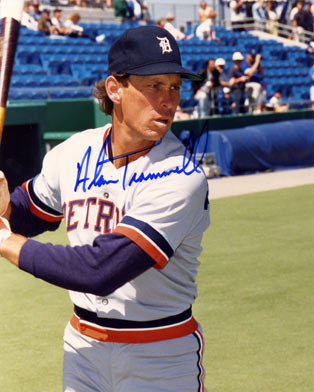 Detroit Tigers Allan Trammell C.