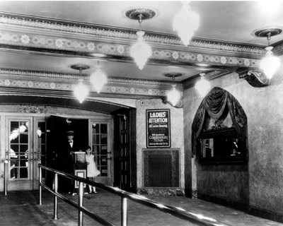 Dearborn's Calvin Theatre's Front Entrance C. 1930