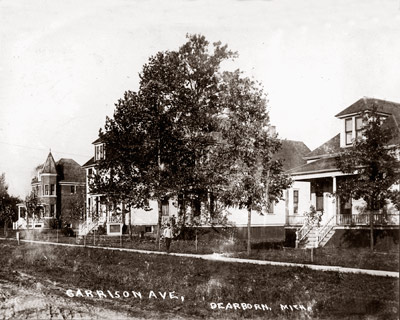 West Dearborn's Garrison Avenue C. 1881