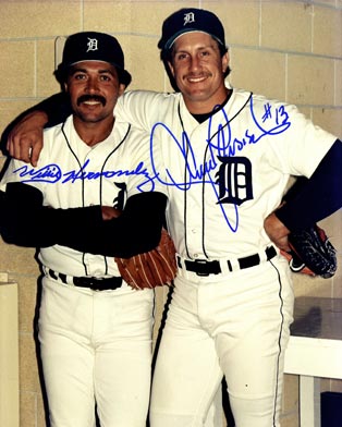 Detroit Tigers Lance Parrish Willie Hernandez C.