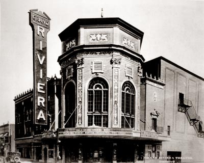 Detroit's Riviera Theatre  C. 1925