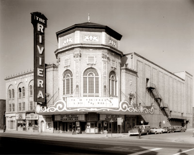 Detroit's Riviera Theatre  C. 1960