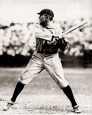 Detroit Tigers Ty Cobb At Bat C.