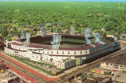 Detroit Tigers Stadium (Colorized) 1960